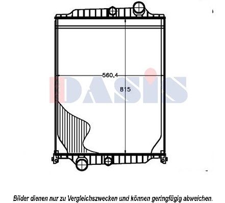 AKS DASIS Radiaator,mootorijahutus 280018N